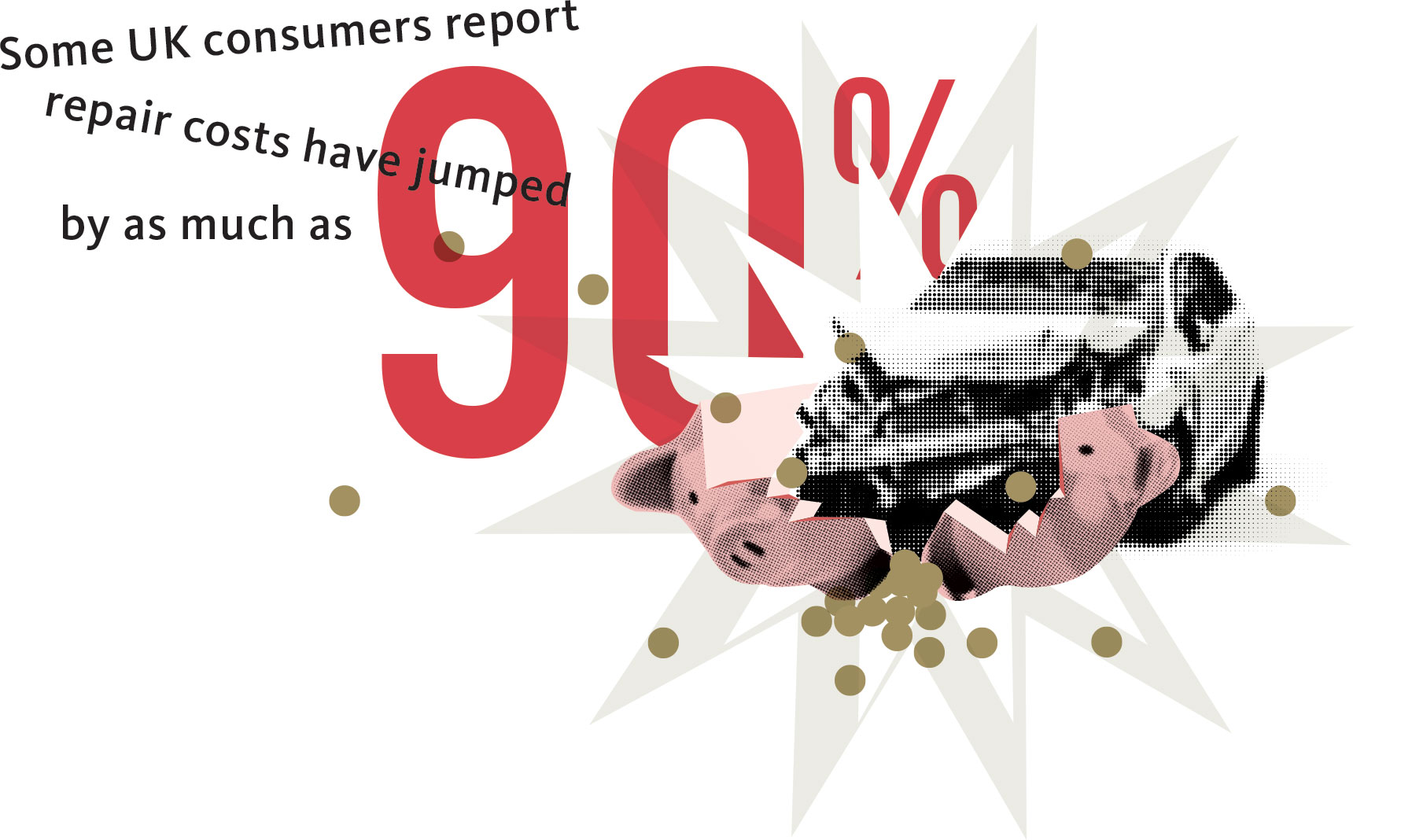 Some UK consumers report repair costs have jumped by as much as 90%.
